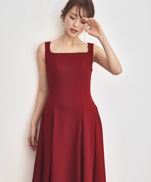 「LOWO」 ノースリーブワンピース M ブラック レディース_画像4