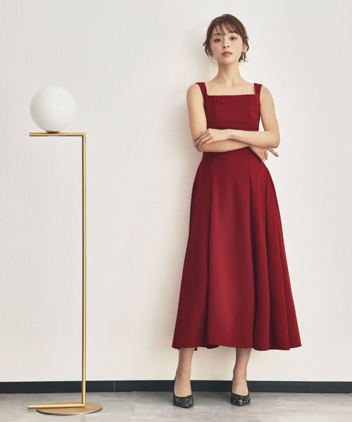 「LOWO」 ノースリーブワンピース M ブラック レディース_画像6