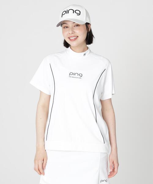 PING（ピン） tシャツ 半袖 「PING APPAREL」リラックス半袖ハイネック