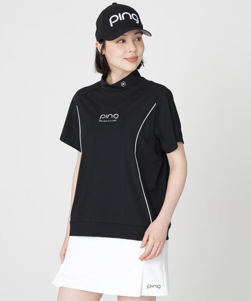 PING（ピン） tシャツ 半袖 「PING APPAREL」リラックス半袖ハイネック