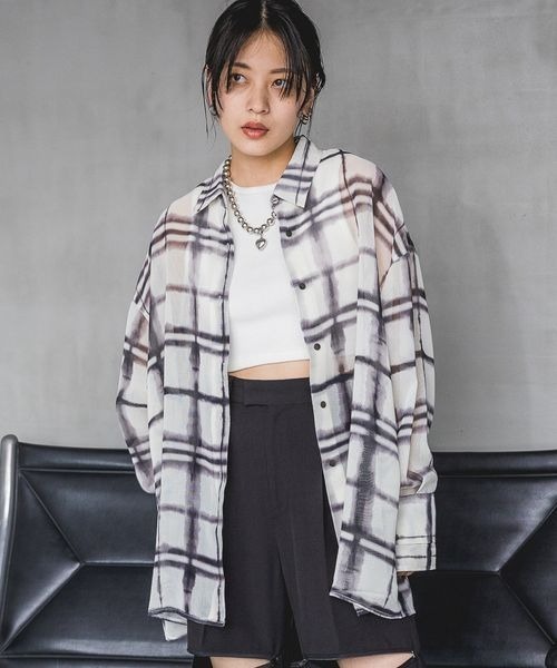 「JEANASIS」 長袖シャツ FREE ベージュ レディース_画像4