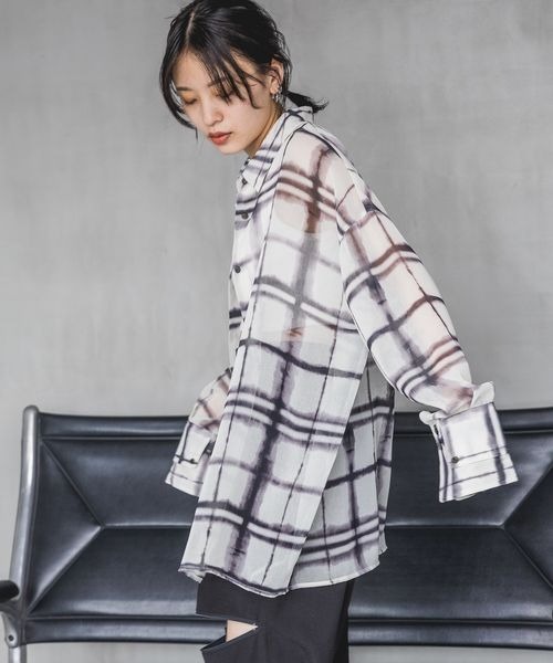 「JEANASIS」 長袖シャツ FREE ベージュ レディース_画像7