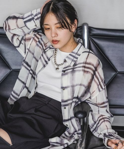 「JEANASIS」 長袖シャツ FREE ベージュ レディース_画像9