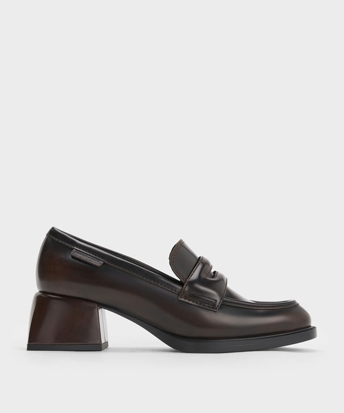 「CHARLES & KEITH」 パンプス 25.5cm ブラック レディース_画像2