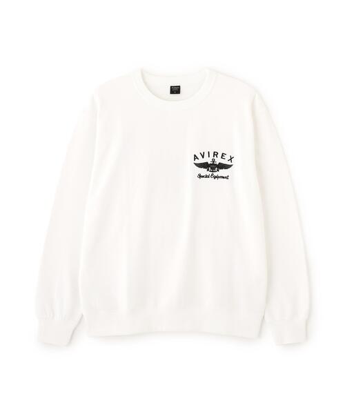 トレーナー スウェット 「WEB＆DEPOT限定」CAMOUFLAGE LOGO CREW SWEAT / カモフラージュ ロゴ クルー スウェット / AVIREX / アヴィレックス