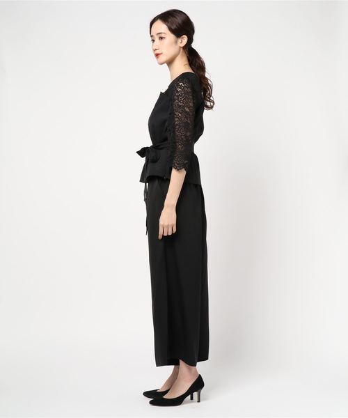 100 安心保証 オールインワン Sugar Rose シュガーローズ リボンベルト付きレース フロントタックセットアップ Zozotown Paypayモール店 通販 Paypayモール 激安 即納 Www Fashionemall Com