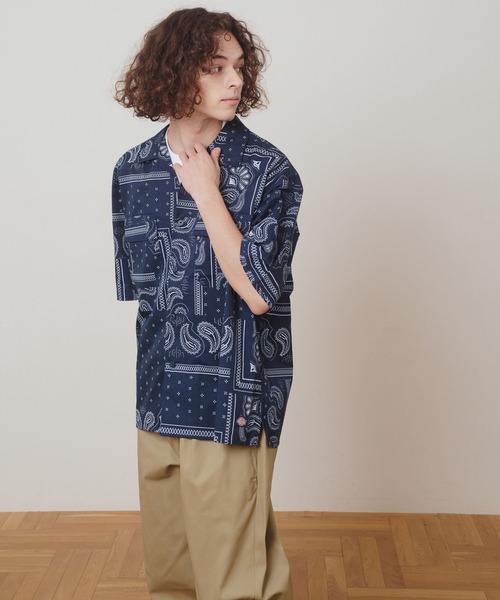 Dickies シーナ&ロケッツ　ワークシャツ　M （Ｌ）　新品　黒 Dickies シャツ 「Dickies」WORK SHIRT/ワークシャツ メンズ