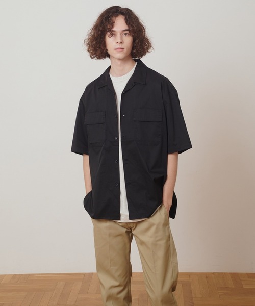 COCOLO BLAND × Dickies ワークシャツ,パンツセットアップ Dickies/ セットアップ ワークシャツ＆ショートパンツ