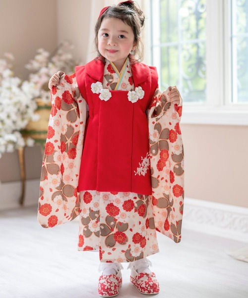 Catherine Cottage（キャサリンコテージ） 着物 七五三3点セット 被布