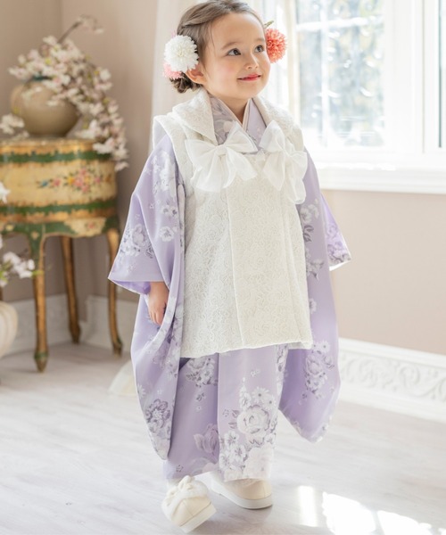 キャサリンコテージ　七五三　着物・被布・肌襦袢 3点セットおまけ付 Catherine Cottage（キャサリンコテージ） 着物 七五三3点セット 被布