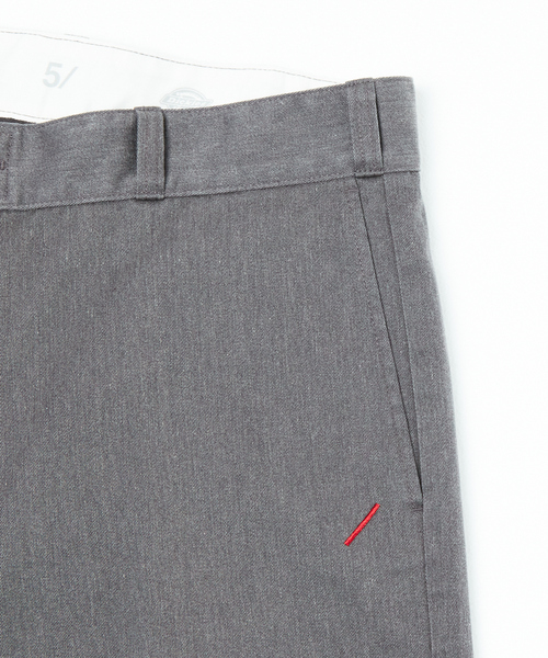 【チャコールグレー】【5/】Dickies コラボレーションパンツ Dickies（ディッキーズ） チノパン 「5/」Dickies コラボレーション