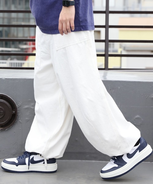 8 ワイドパンツ カーゴパンツ ワイドスノーパンツ メンズ レディース