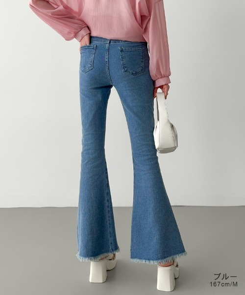 可愛くて履き心地も最高♪【Dior】コットン フレアジーンズ DIOR | フレアジーンズ ヴィンテージ エフェクト コットンデニム