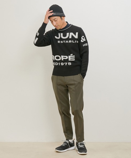 JUN&ROPE'（ジュンアンドロペ） セーター ニット BIGロゴグラフィック