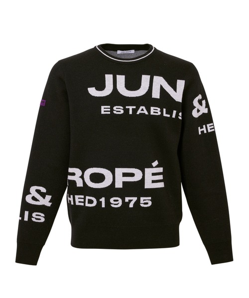JUN&ROPE'（ジュンアンドロペ） セーター ニット BIGロゴグラフィック