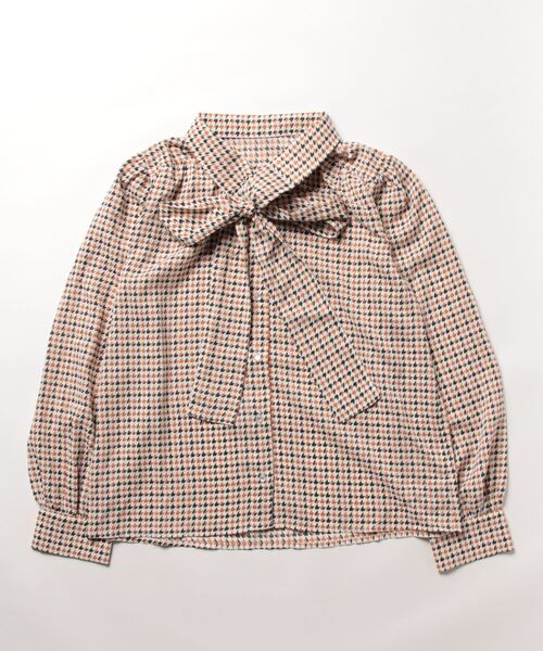 ブラウス シャツ 幾何学柄ボウタイ 36419 レディース : ZOZOTOWN