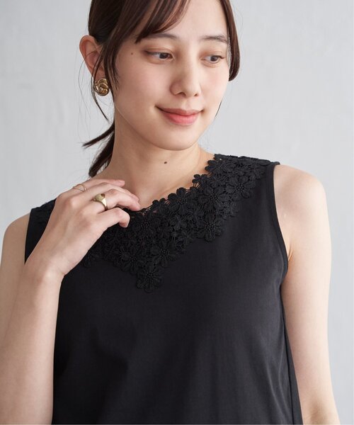 ikka（イッカ） タンクトップ ノースリーブ 「接触冷感／UVカット