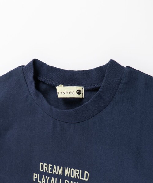 スーパービューティー 女の子プリント ギンガムチェック切り替え ロングTシャツ 大人気定番商品 スーパービューティー ギンガムチェック切り替え