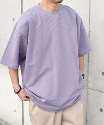 tシャツ SHIPS any: マイクロボーダー ミニ裏毛 ライト スウェット ライク Tシャツ メンズ｜ZOZOTOWN Yahoo!店