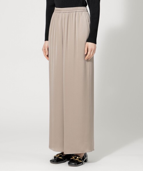 EPOCA パンツ サテンワイドパンツ レディース : ZOZOTOWN Yahoo