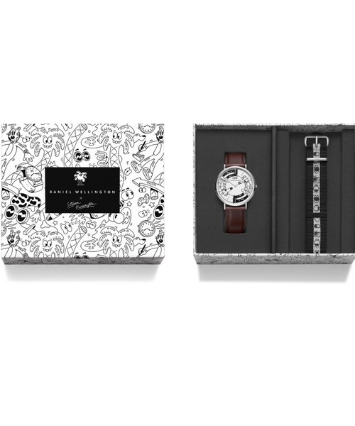 腕時計 STEVEN HARRINGTON X DW限定発売！BRISTOL DIAL 40mm本革腕時計＆ 20mm NATO STRAPの画像