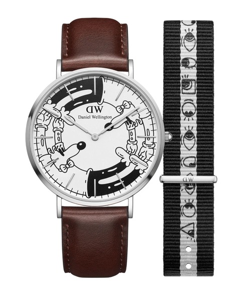 腕時計 STEVEN HARRINGTON X DW限定発売！BRISTOL DIAL 40mm本革腕時計＆ 20mm NATO STRAPの画像