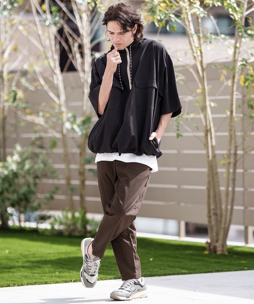 CAMBIO（カンビオ） パンツ mp12364- コットンリネンキャンバス