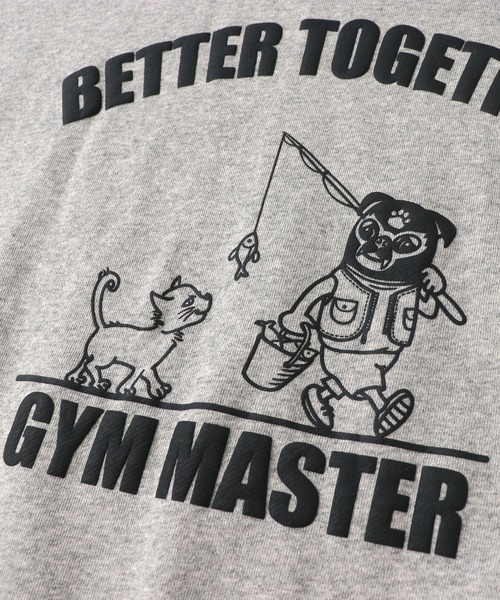 gym master ひょっこりひげひじおじさんパーカーL（レディースX L） gym master ジムマスター ひじおじさん スウェット メンズ