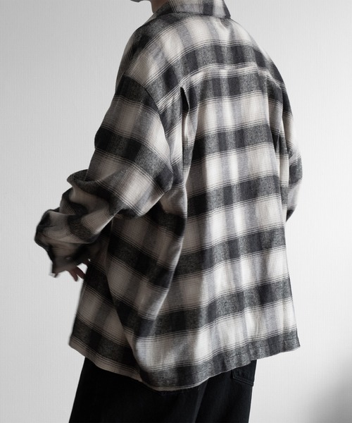 RRL cotton ombre check shirt シャドーチェック Organic Cotton Ombre Check Shirt | Snow Peak