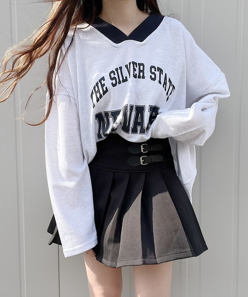 tシャツ Vネックロゴトップス レディース : ZOZOTOWN Yahoo!店