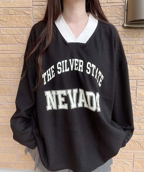 tシャツ Vネックロゴトップス レディース : ZOZOTOWN Yahoo!店 - 通販