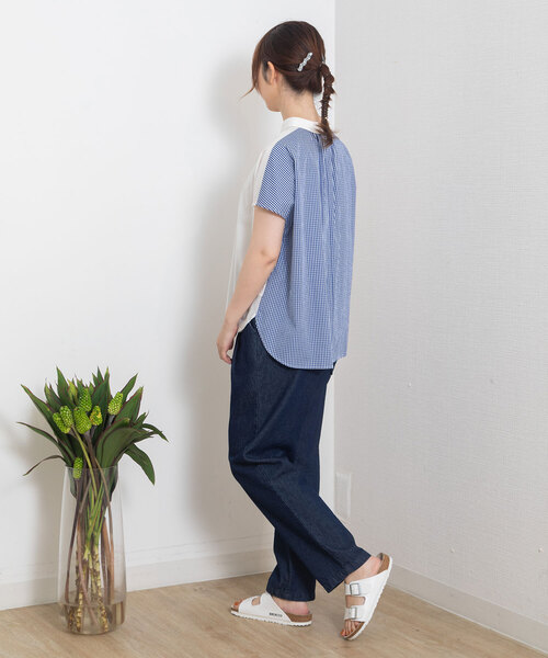 DOU DOU　タグ付き新品ブラウス POU DOU DOU｜ふんわり袖前あきブラウス | Rakuten Fashion(楽天