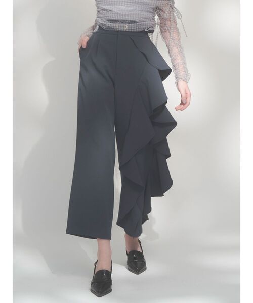アシメウエストワイドパンツ　X S アシメウエストワイドパンツ X S 楽天市場】アシメ ワイドパンツ