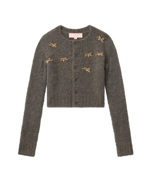 カーディガン BAPY FLUFFY CARDIGAN レディース