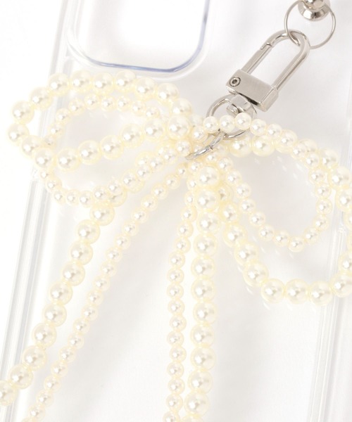 tiny tiny（ティニーティニー） スマホケース チャーム付きiPhone