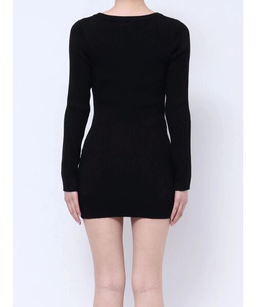 GYDA（ジェイダ） ワンピース GYGY two pieceレイヤードリブニット