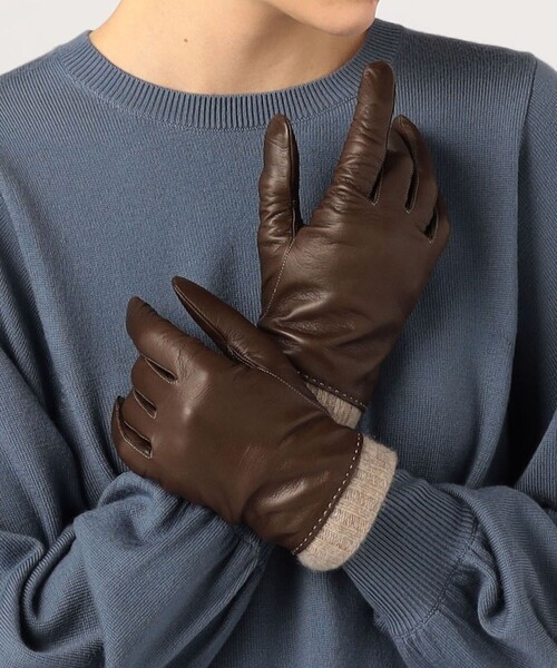 TOMORROWLAND（トゥモローランド） 手袋 Milona Paris ニットコンビ