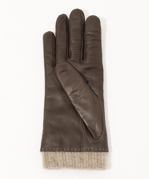 大値下げ！【未使用新品】TOMORROWLAND　山羊皮手袋 TOMORROWLAND（トゥモローランド） 手袋 Milona Paris ニットコンビ