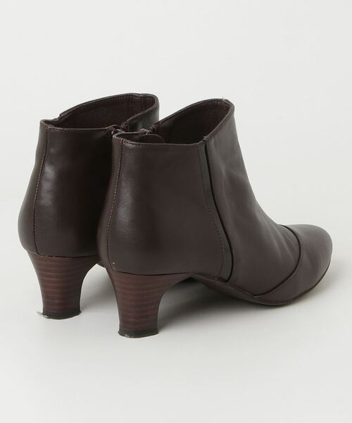 「PICHE ABAHOUSE」 ショートブーツ 35 ブラウン レディース_画像2