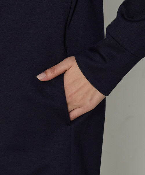 COMME CA トレーナー スウェット レーヨンストレッチポンチ