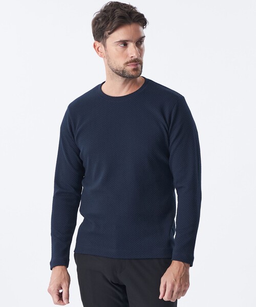 EPOCA UOMO（エポカ ウォモ） tシャツ バイヤスグリッドロングT メンズ
