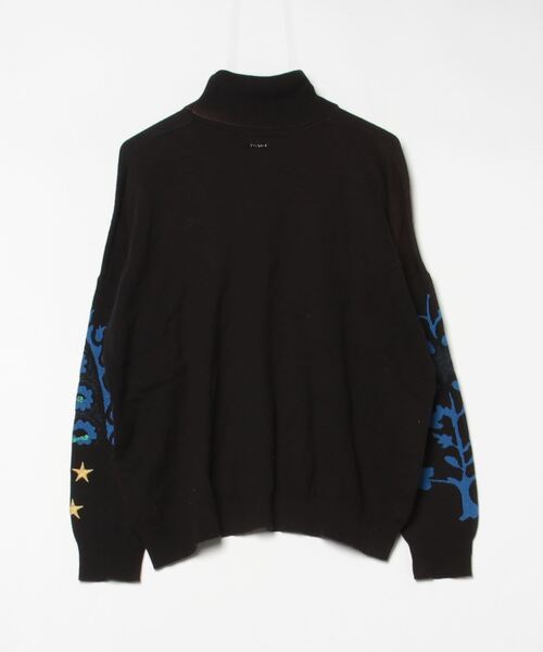 「Desigual」 タートルネックニット L ブラック レディース_画像2