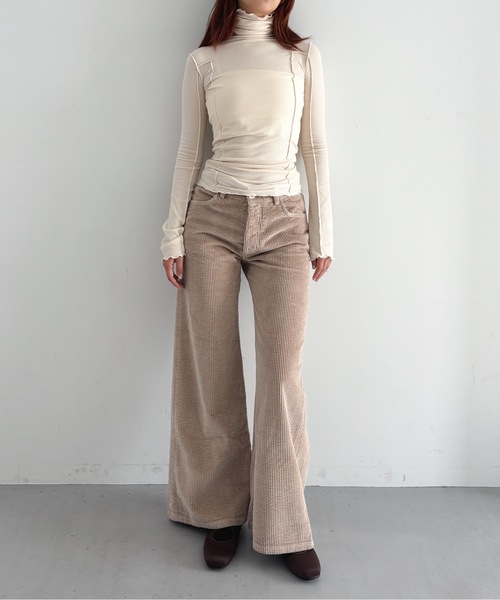 BASERANGE パンツ TAJO WIDE PANTS CORDUROY レディース メンズ