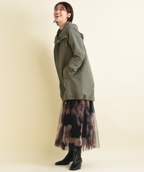 「INTERPLANET」 コート MEDIUM ブラック レディース_画像5