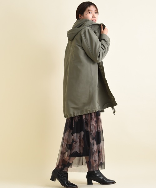 「INTERPLANET」 コート MEDIUM ブラック レディース_画像6