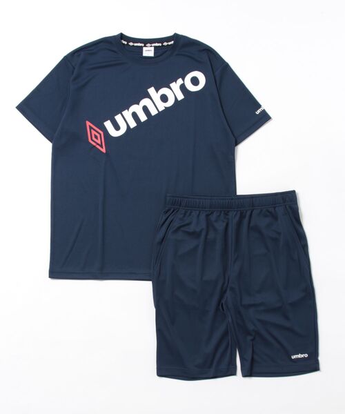 UMBRO : 半袖スウェット & ショートパンツセットアップ umbro パジャマ UMBRO / アンブロ ハニカムメッシュ 半袖T
