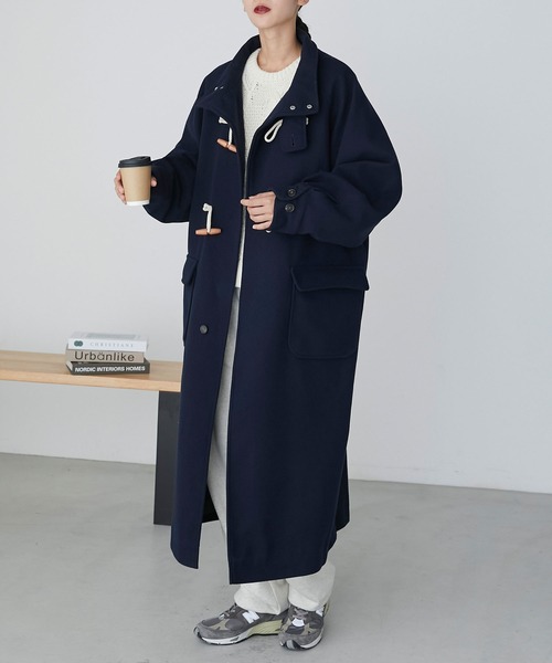 forksy.（フォルクシー） ダッフルコート FREE ネイビー レディース