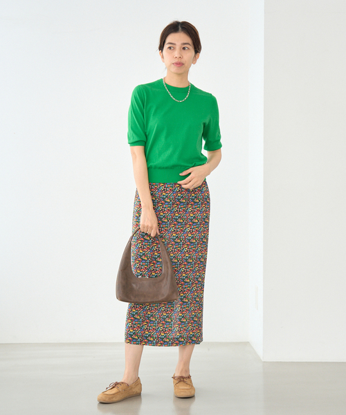 IENA スカート UNION LAUNCH/ユニオンランチ LIBERTY SILK TIGHT SK