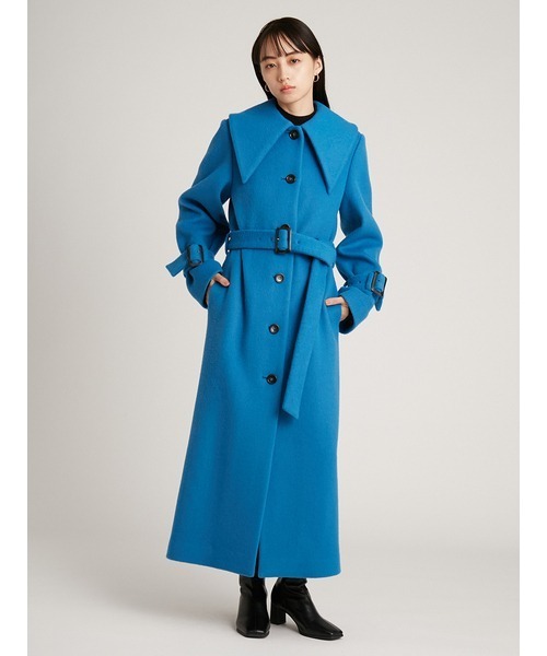 [SNIDEL] пальто с отложным воротником 1 мокка женский 