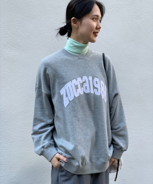 「ZUCCa」 スウェットカットソー M size ブラック レディース ZUCCa 「ZUCCa」 スウェットカットソー M size ブラック